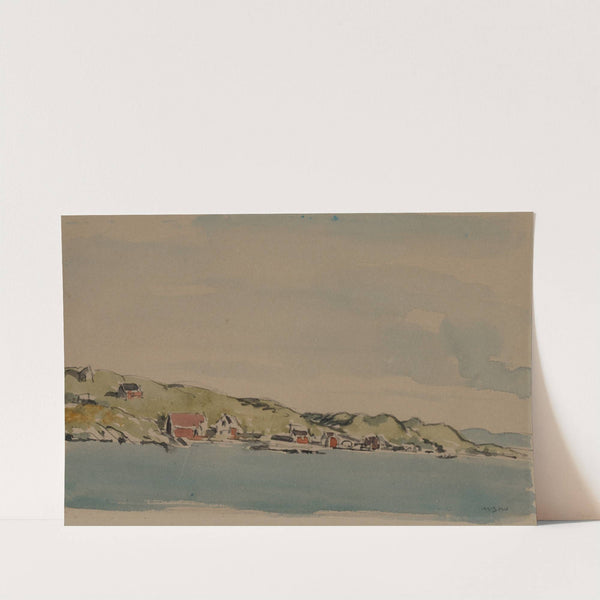 Entering Bergen (c. 1896–1953) by Muirhead Bone