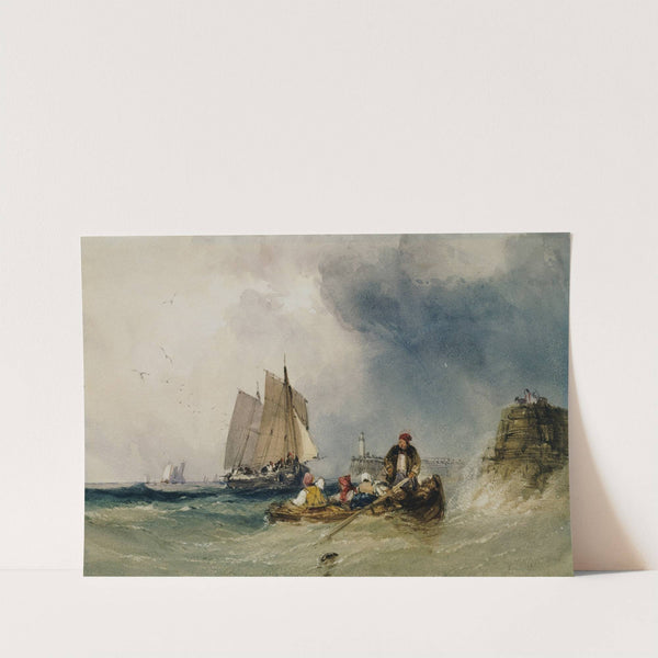 Entering Harbour by William Callow