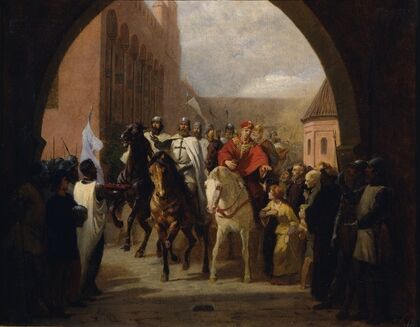 Entering of the knights in the Marienburg (study) — size preview