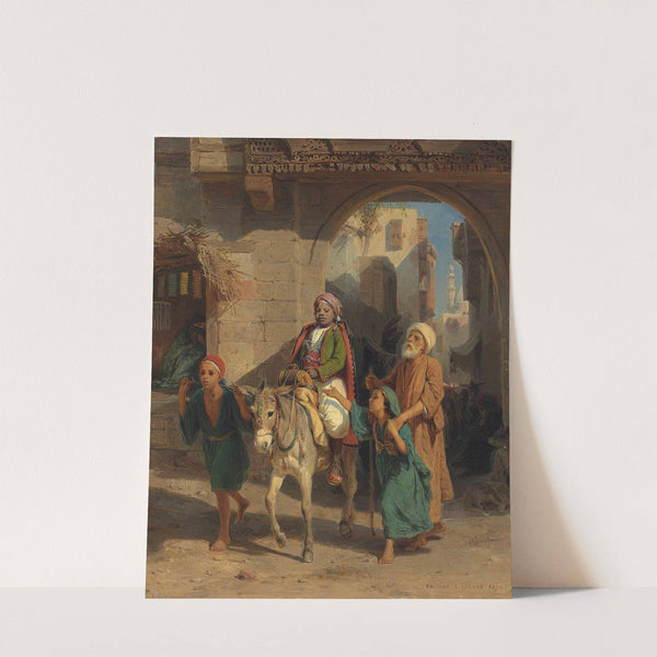 Entering the City (1872) by Edouard Girardet