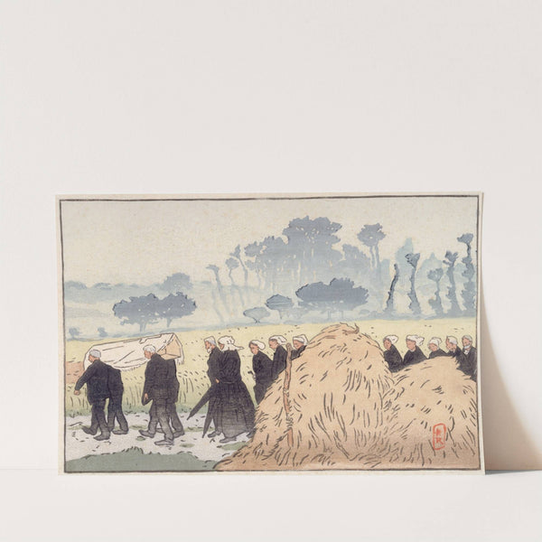 Enterrement à Trestraou (1891) by Henri Rivière