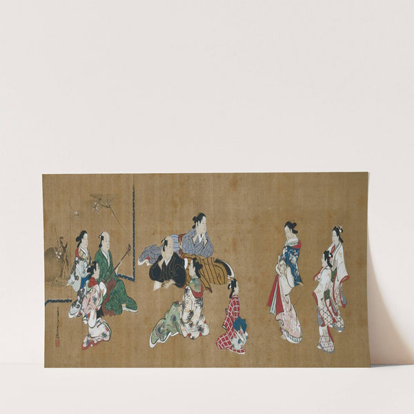 Entertainment Scene (c. 1710–53) by Miyagawa Chōshun