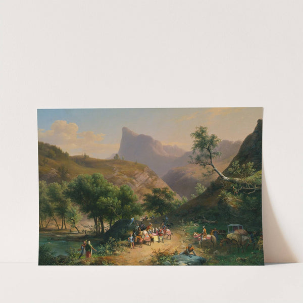 Entführung der Tochter des Herzogs von Genf durch Thomas von Savoyen by Giuseppe Bisi