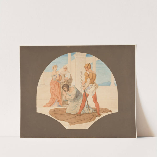 Enthauptung Johannes des Täufers – Selig, die Verfolgung leiden (1837-1838) by Eduard von Steinle