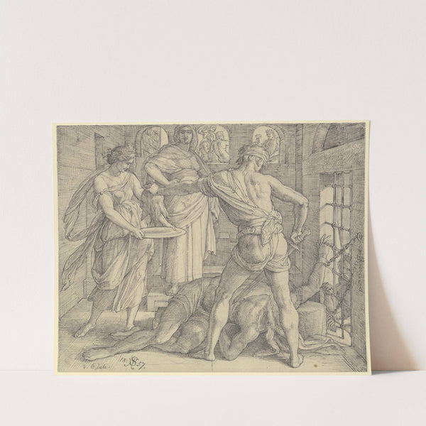 Enthauptung Johannis des Täufers by Julius Schnorr Von Carolsfeld