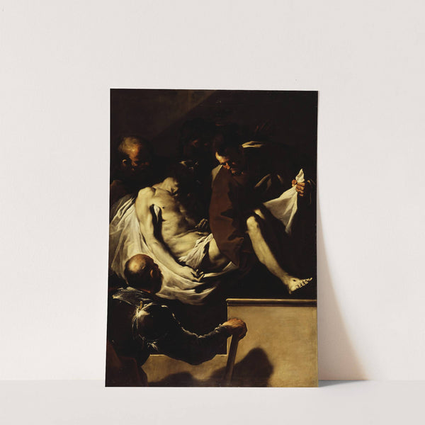 Entombment Of Christ by Luca Giordano