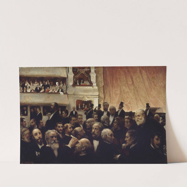 Entracte d'une première à la Comédie-Française by Edouard Dantan