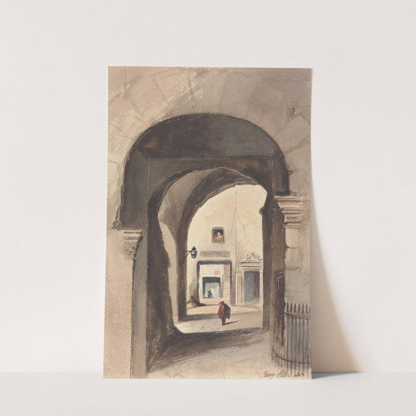 Entrance Gate to Printers by Harry Willson