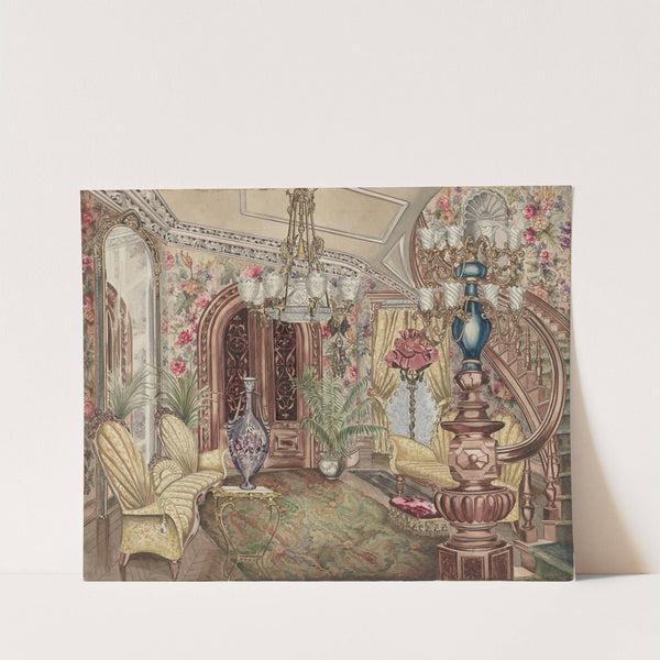 Entrance Hall by Perkins Harnly