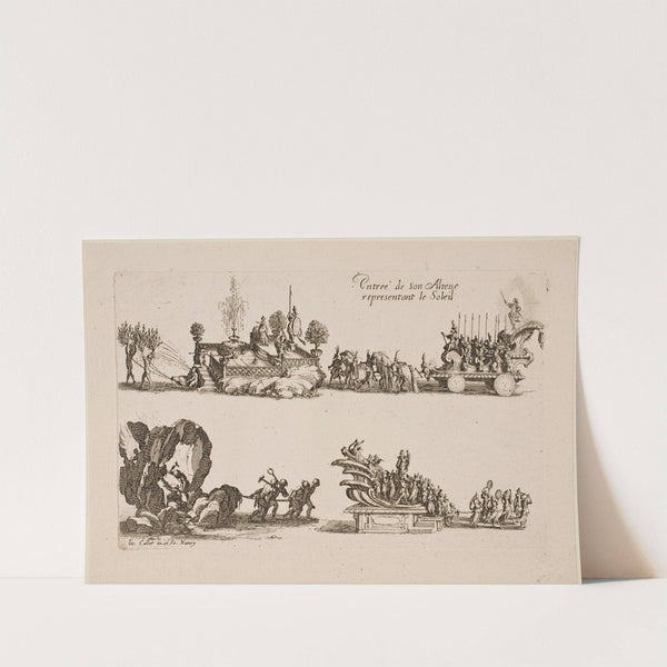 Entrance of Duke Charles IV (1627) by Jacques Callot