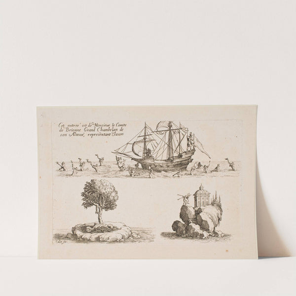 Entrance of M. de Brionne (1627) by Jacques Callot