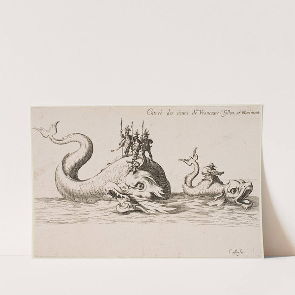 Entrance of MM. de Vroncourt, Tyllon et Marimont (1627) by Jacques Callot