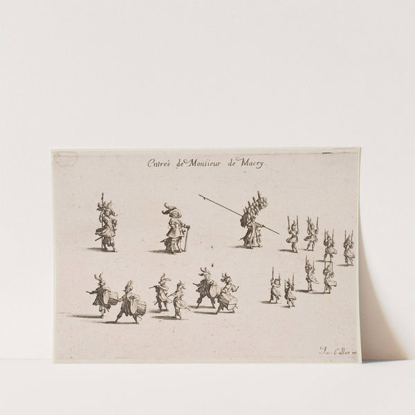 Entrance of Monsieur de Macey (1627) by Jacques Callot