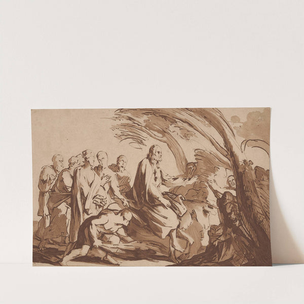 Entrance of our Lord into Jerusalem by Claude Hoin