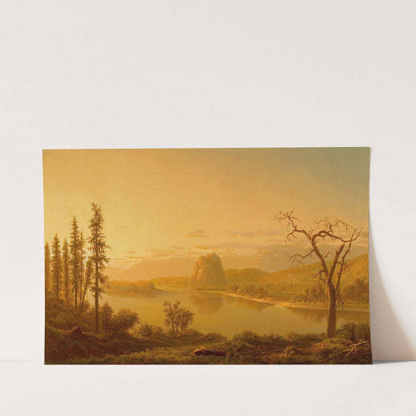 Entrance of the Columbia River, Oregon, with Rooster Rock Beyond by William L. Marple