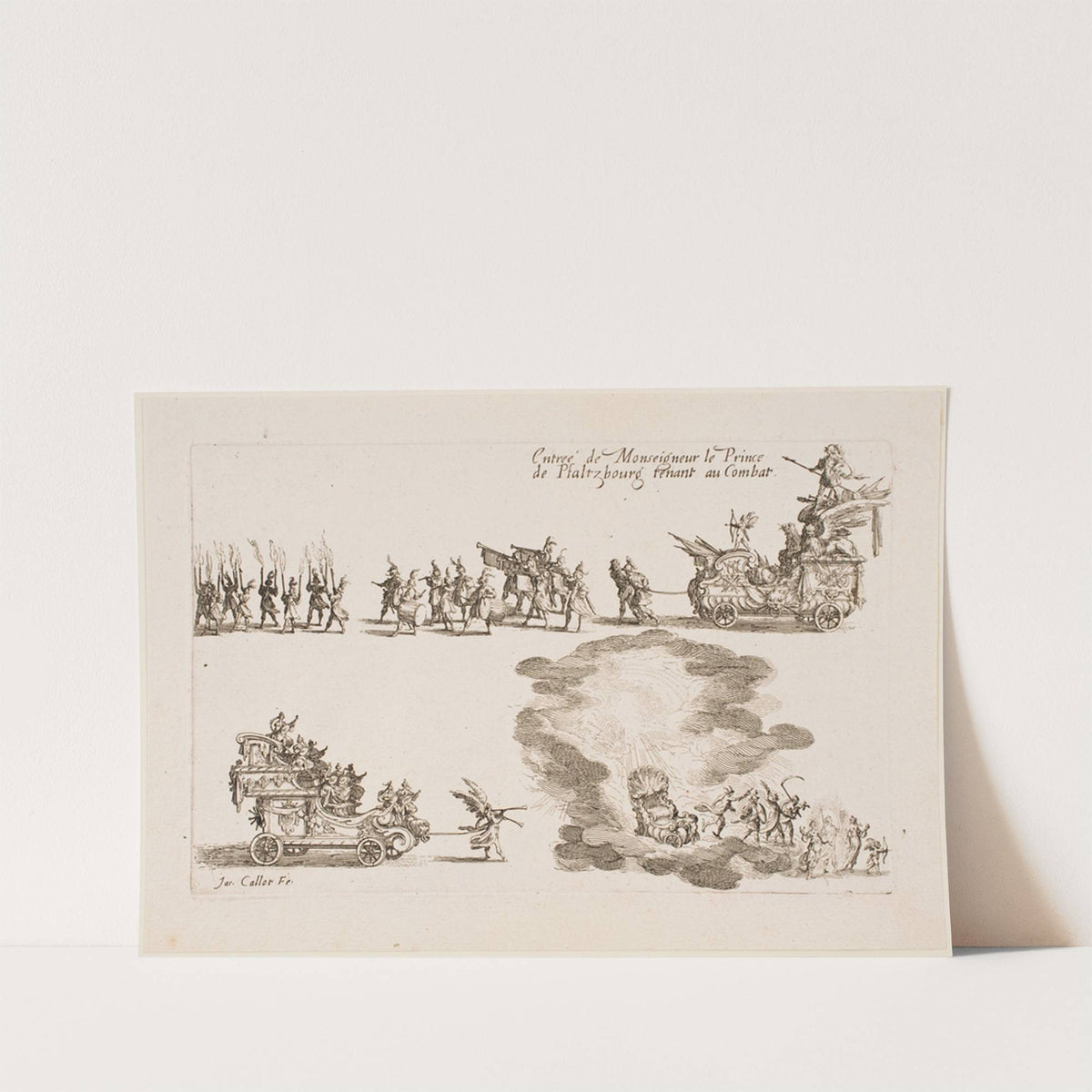 Entrance of the Prince of Pfalzbourg (1627) by Jacques Callot
