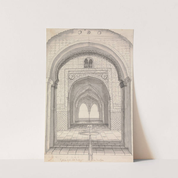 Entrance of the Torre de las dos Hermanas in the Alhambra by Henry Swinburne