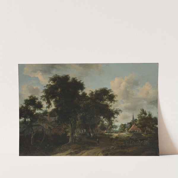 Entrance to a Village by Meindert Hobbema