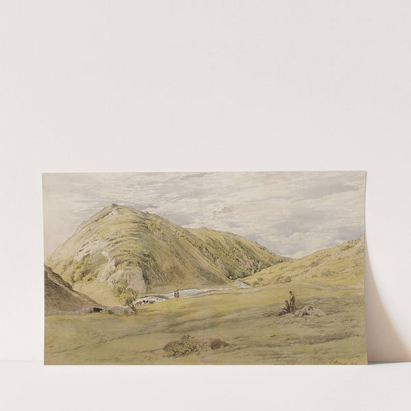 Entrance To Dovedale From Ashbourne, Derbyshire (1814) by John Linnell