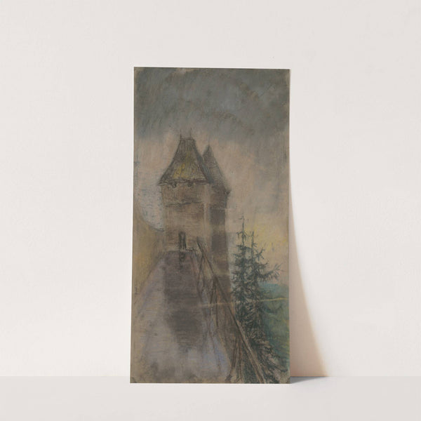 Entrance to the castle (1875–1885) by Ladislav Mednyánszky