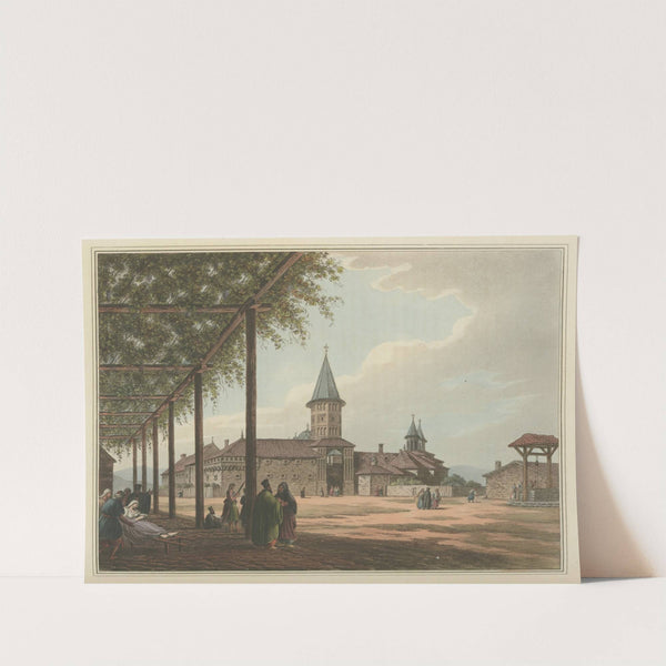 Entrance to the Convent of St. Mary by Luigi Mayer