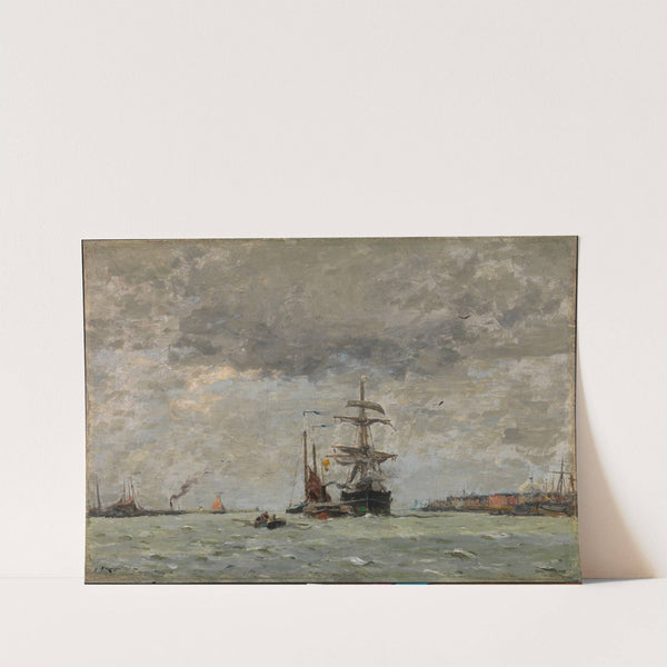 Entrance To The Harbor (1890) by Henry Ward Ranger