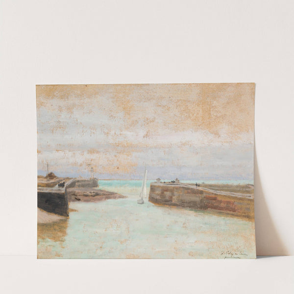 Entrance to the Harbour at St Valery en Caux by Józef Pankiewicz