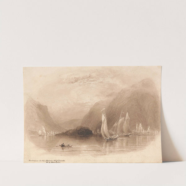 Entrance to the Hudson Highlands by William Henry Bartlett