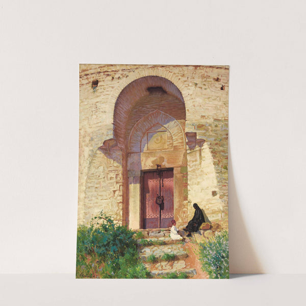 Entrance to the Mosque by Panos Terlemezian