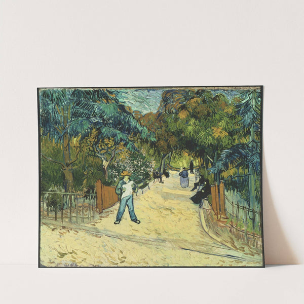 Entrance to the Public Gardens in Arle by Vincent van Gogh