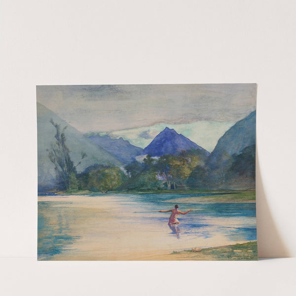 Entrance to the Vai-Te-Piha River, Cook's Anchorage by John La Farge