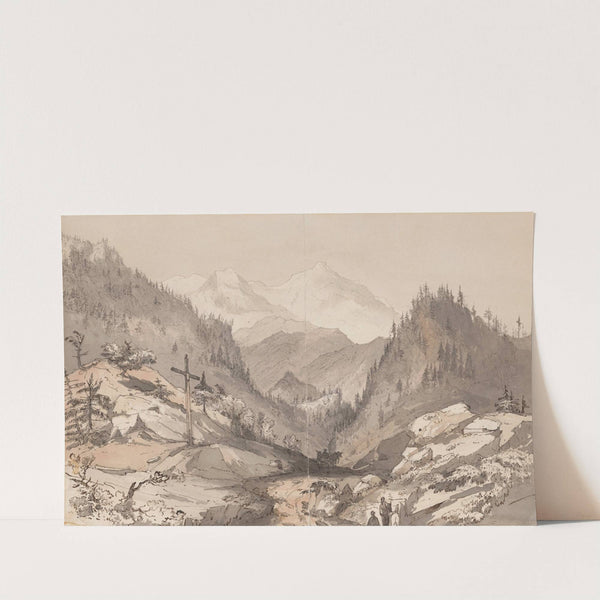 Entrance to the valley of Chamonix by Rev. Charles Annesley