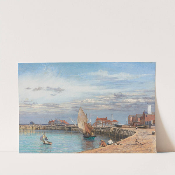 Entrance To Yarmouth Harbour (1868) by John Brett