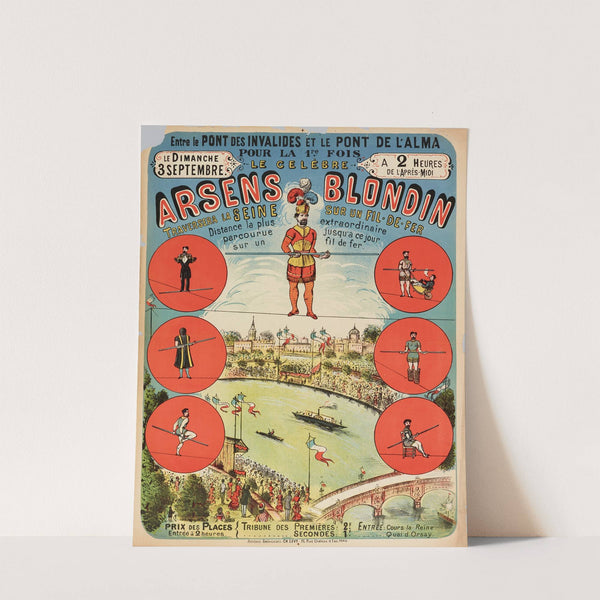 Entre Le Pont Des Invalides Et Le Pont De L’alma Pour La 1re Fois Le Dimanche 3 Septembre. A 2 Heures De L’apres-Mi (1882-1888) by Imp. Charles Lévy