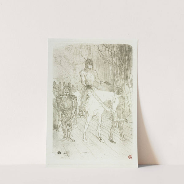 Entrée de Brasseur, dans Chilpéric (1895) by Henri de Toulouse-Lautrec