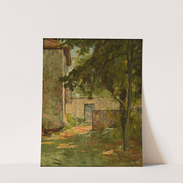 Entrée de ferme à Vézéronce par Morestel (Isère) by Eugène Baudin