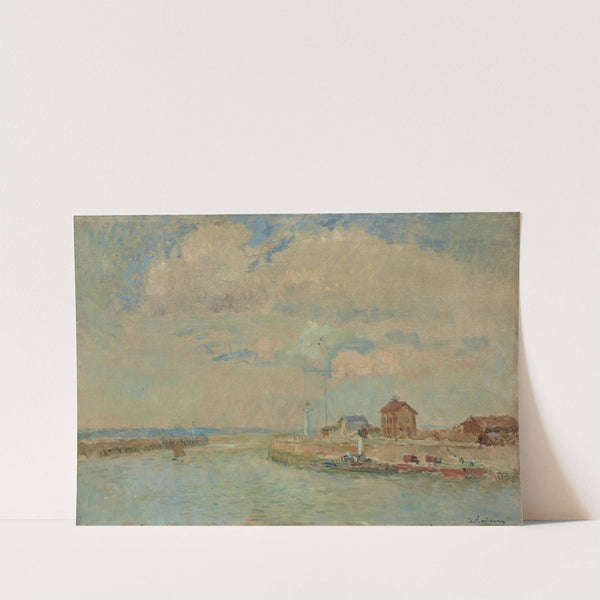 Entrée de port by Albert Lebourg