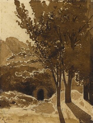 Entrée de souterrain (1852)