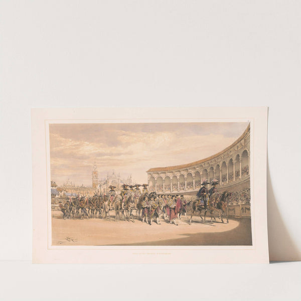 Entry of the toreros in procession (1860-1870) by William Henry Lake Price