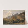 Entry to the Urbach Valley with Ritzlihorn (1840) by Alexandre Calame