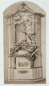 Entwurf für das Grabmal des Prinzen Eugen von Savoyen im Wiener Stephansdom