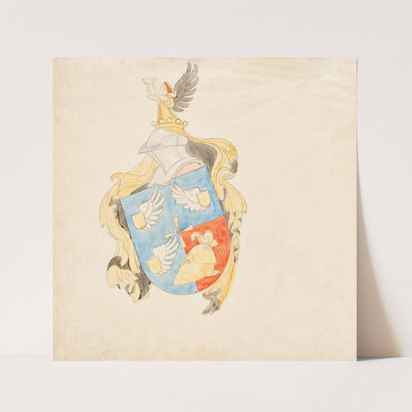 Entwurf für ein Familienwappen (1912) by Franz von Matsch