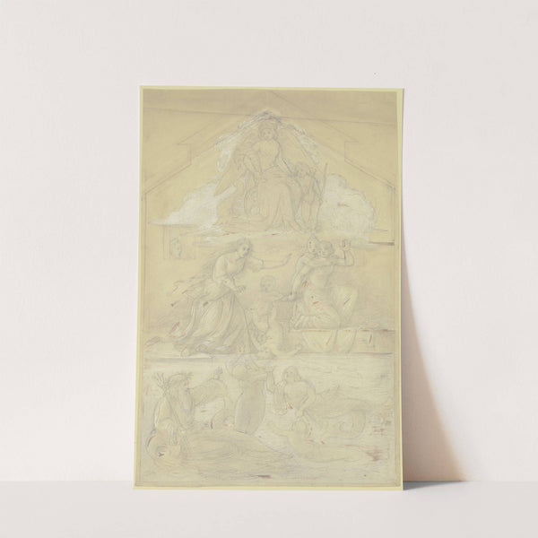 Entwurf für eine Märchenillustration by Moritz von Schwind
