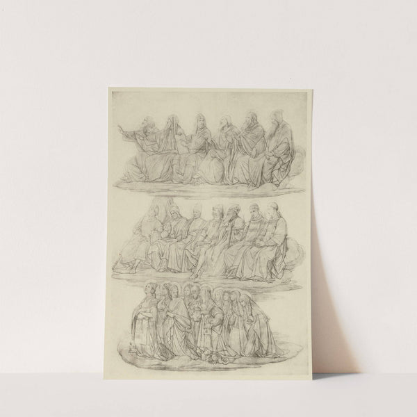 Entwurf zu einem Altar, Rechter Flügel (circa 1900) by Eduard von Steinle