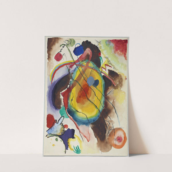 Entwurf zu einem Wandbild für Edwin R. Campbell by Wassily Kandinsky