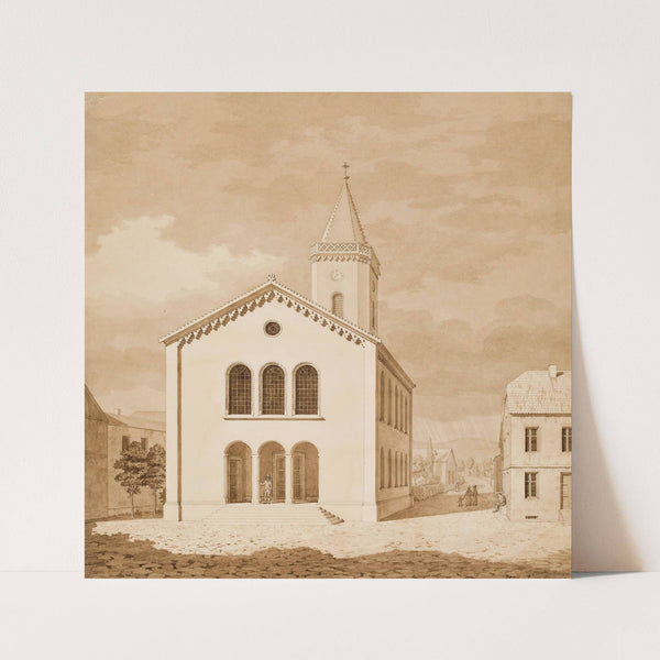 Entwurf zu einer Kirche für die Gemeinde Friedrichsdorf (1825) by Heinrich Hübsch
