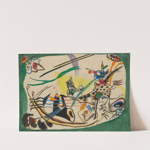 Entwurf Zu 'grüner Rand' (Study For 'green Border') by Wassily Kandinsky