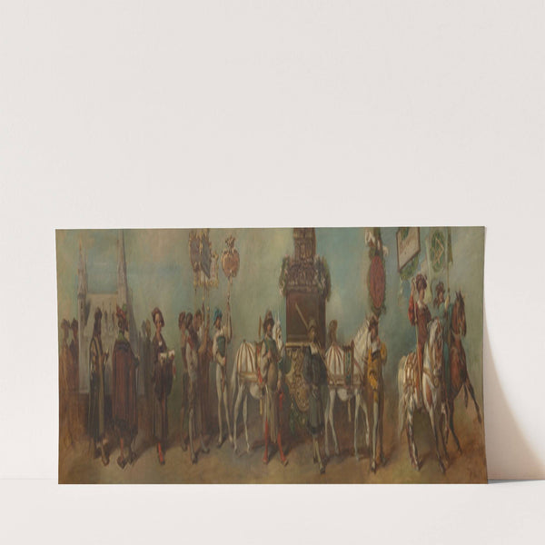 Entwurf zum Festzug 1879 – Das Baugewerbe (1879) by Hans Makart