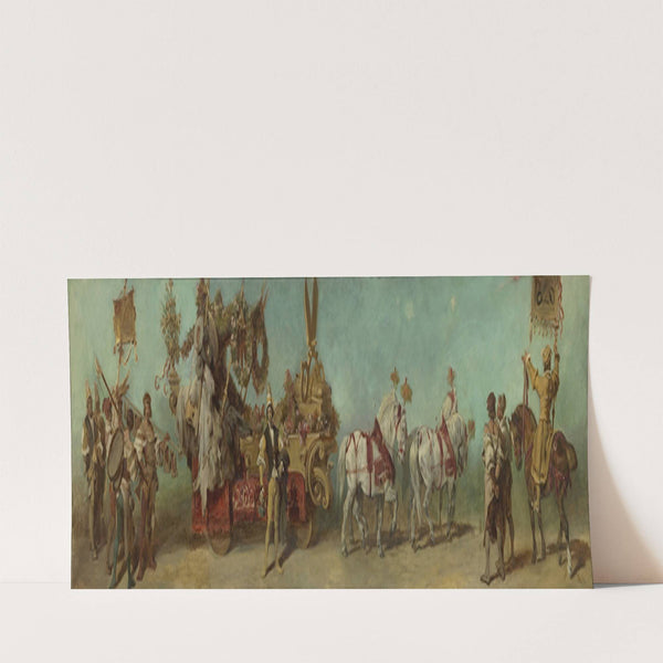 Entwurf zum Festzug 1879 – Die Bekleidungsindustrie (1879) by Hans Makart