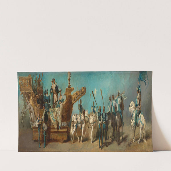 Entwurf zum Festzug 1879 – Die Donaudampfschifffahrtsgesellschaft (1879) by Hans Makart